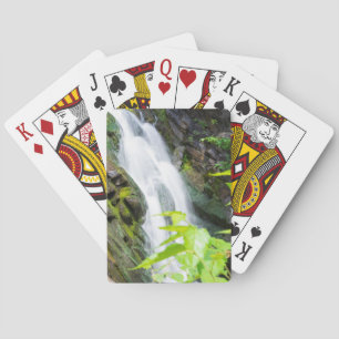 Waterval in Hell's Gate Canyon Pokerkaarten