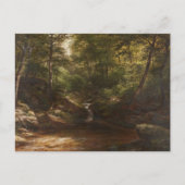 Waterval in het bos - George Hetzel Briefkaart (Voorkant)