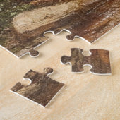 Waterval in het bos - George Hetzel Legpuzzel (Zijkant)