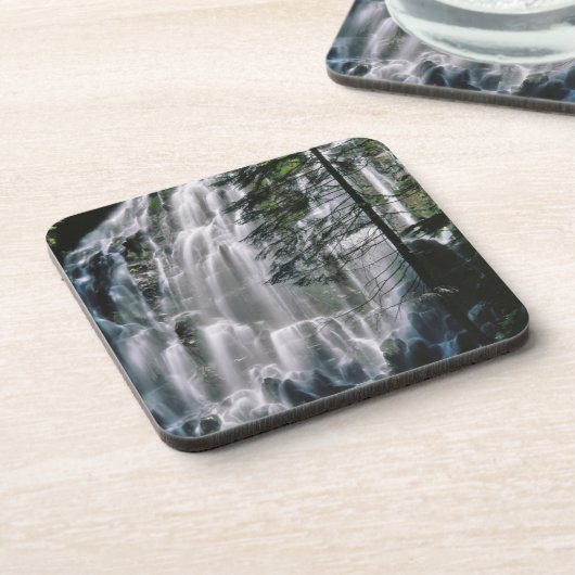 Waterval in het bos, Oregon Drankjes Onderzetter (Linkerzijde)