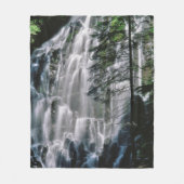 Waterval in het bos, Oregon Fleece Deken (Voorkant)