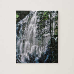 Waterval in het bos, Oregon Legpuzzel
