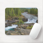 Waterval in het Canadese Rocky Mountains Muismat (Met muis)