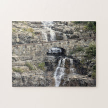 Waterval in het Nationaal Park Glacier
