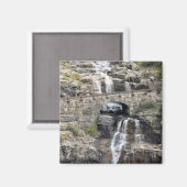Waterval in het Nationaal Park Glacier Magneet (Voorkant / Achterkant)