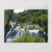 Waterval in het Nationaal Park Krka - briefkaart K (Voorkant)