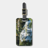 Waterval in het Nationaal Park Krka - Dalmatia, Kr Bagagelabel (Voorkant verticaal)