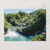 Waterval in het Nationaal Park Krka - Dalmatia, Kr Briefkaart (Voorkant)