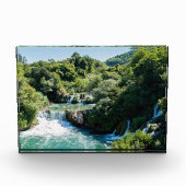 Waterval in het Nationaal Park Krka - Dalmatia, Kr Fotoblokken (Voorkant)