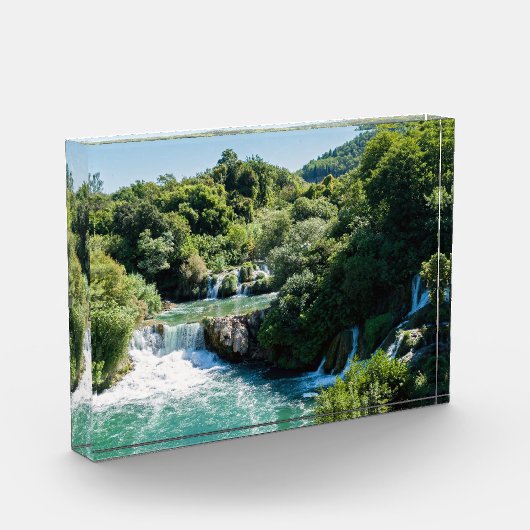 Waterval in het Nationaal Park Krka - Dalmatia, Kr Fotoblokken (Links)
