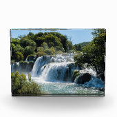 Waterval in het Nationaal Park Krka - Dalmatia, Kr Fotoblokken (Voorkant)