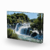 Waterval in het Nationaal Park Krka - Dalmatia, Kr Fotoblokken (Rechts)