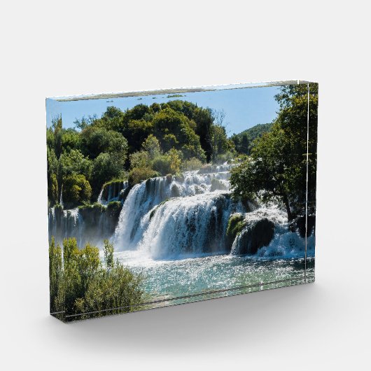 Waterval in het Nationaal Park Krka - Dalmatia, Kr Fotoblokken (Links)