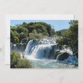 Waterval in het Nationaal Park Krka - Dalmatia, Kr Kaart (Voorkant)