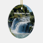 Waterval in het Nationaal Park Krka - Dalmatia, Kr Keramisch Ornament (Rechts)