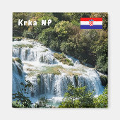 Waterval in het Nationaal Park Krka - Dalmatia, Kr Magneet (Voorkant)