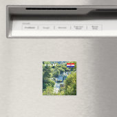 Waterval in het Nationaal Park Krka - Dalmatia, Kr Magneet (Insitu (Vaatwasser))