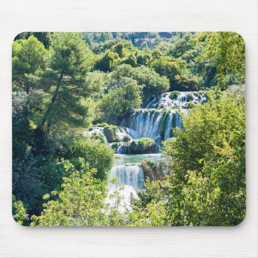 Waterval in het Nationaal Park Krka - Dalmatia, Kr Muismat (Voorkant)