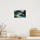 Waterval in het Nationaal Park Krka - Dalmatia, Kr Poster (Keuken)