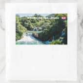 Waterval in het Nationaal Park Krka - Dalmatia, Kr Rechthoekige Sticker (Tas)
