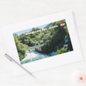 Waterval in het Nationaal Park Krka - Dalmatia, Kr Rechthoekige Sticker (Envelop)