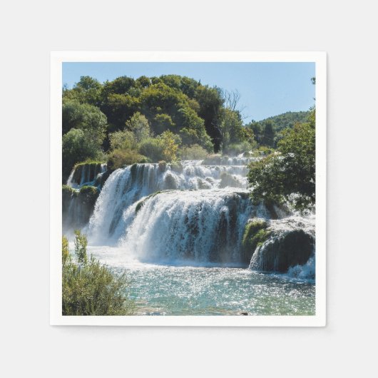 Waterval in het Nationaal Park Krka - Dalmatia, Kr Servet (Voorkant)