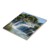 Waterval in het Nationaal Park Krka - Dalmatia, Kr Tegeltje (Zijkant)