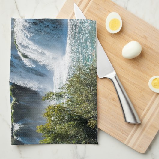 Waterval in het Nationaal Park Krka - Dalmatia, Kr Theedoek (Quarter Fold)