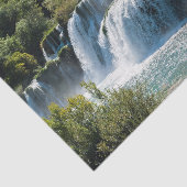 Waterval in het Nationaal Park Krka - Dalmatia, Kr Tissuepapier (Detail)
