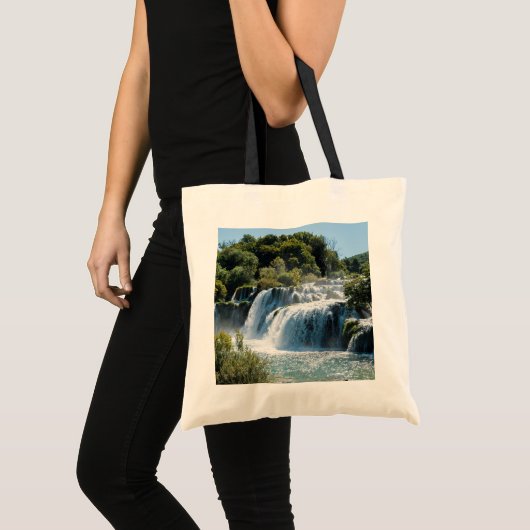 Waterval in het Nationaal Park Krka - Dalmatia, Kr Tote Bag (Voorkant (product))