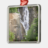 Waterval in het Nationaal Park Mount Rainier Metalen Ornament (Links)