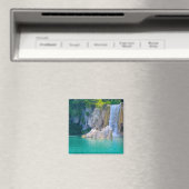 Waterval in het Nationaal Park Plitvice in Kroatië Magneet (Insitu (Vaatwasser))