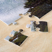 Waterval in het Nationaal Park Plitvice - Kroatië Legpuzzel (Zijkant)