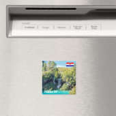 Waterval in het Nationaal Park Plitvice - Kroatië Magneet (Insitu (Vaatwasser))