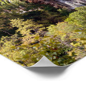 Waterval in het Nationaal Park Plitvice - Kroatië Poster (Hoek)