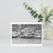 Waterval in het park briefkaart (Staand voorkant)