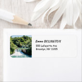 Waterval in Krka Nationaal Park - Dalmatië, Kroati Etiket (Insitu)