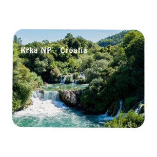 Waterval in Krka Nationaal Park - Dalmatië, Kroati Magneet