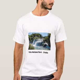 Waterval in Krka Nationaal Park - Dalmatië, Kroati T-shirt