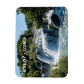 Waterval in Krka Nationaal Park - Dalmatië,Kroatië Magneet (Verticaal)