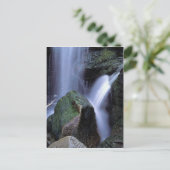 Waterval in Lundy Bay, North Cornwall, Engeland Briefkaart (Staand voorkant)