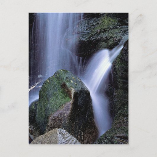 Waterval in Lundy Bay, North Cornwall, Engeland Briefkaart (Voorkant)