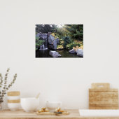 Waterval in Minnesota Waterverf Version Poster (Keuken)