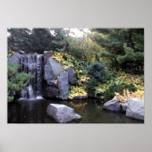 Waterval in Minnesota Waterverf Version Poster (Voorkant)