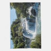 Waterval in Nationaal Park Krka - Dalmatië, Kroati Theedoek (Verticaal)