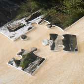Waterval in Natuur Afbeelding op een Legpuzzel (Zijkant)