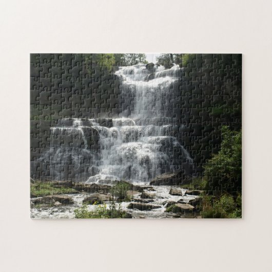 Waterval in Natuur Afbeelding op een Legpuzzel (Horizontaal)
