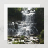 Waterval in Natuur Afbeelding op een Wenskaart (Voorkant / Achterkant)