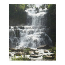 Waterval in natuurfoto op metaalprint