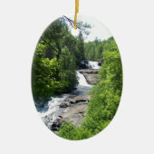 WATERVAL IN NC KERAMISCH ORNAMENT (Voorkant)